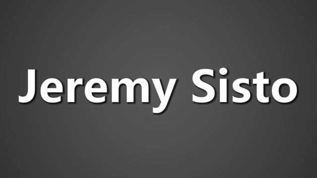 How To Pronounce Jeremy Sisto смотреть онлайн