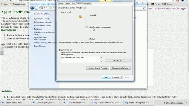 JavaApplet Security Site Issue смотреть онлайн