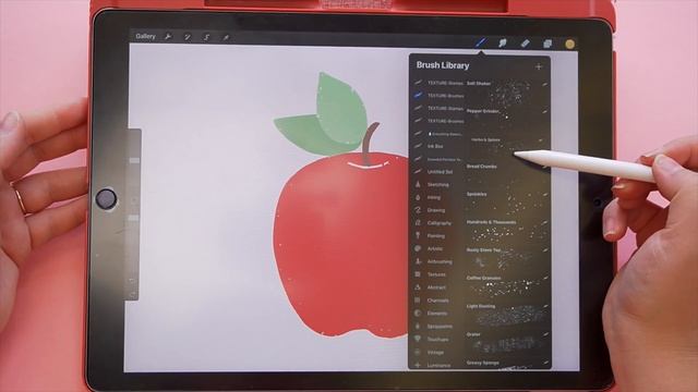 A NEW ART STYLE? HOW TO GET A TEXTURED ART STYLE ON PROCREATE ✍?~ Brush Pack Review & Tutorial смотреть онлайн