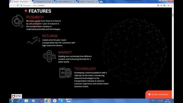 RedCab - внедрение передовых технологий в транспортную отрасль смотреть онлайн