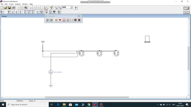 Electronic Workbench - JK trigger смотреть онлайн