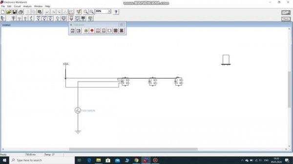 Electronic Workbench - JK trigger