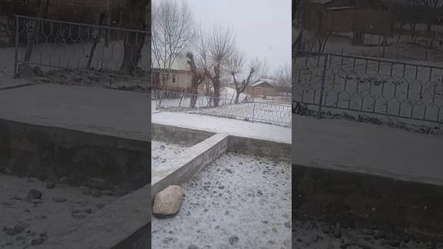 Panjakent Sarazm Qor Yogdusi