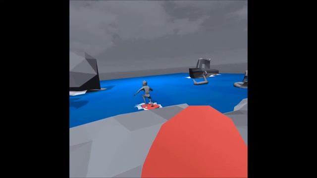 Oculus Quest Skimboarding/Surfing VR Game Test смотреть онлайн
