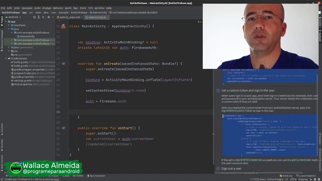 Android Studio | Usando o Firebase no Android Studio | Kotlin + Java смотреть онлайн