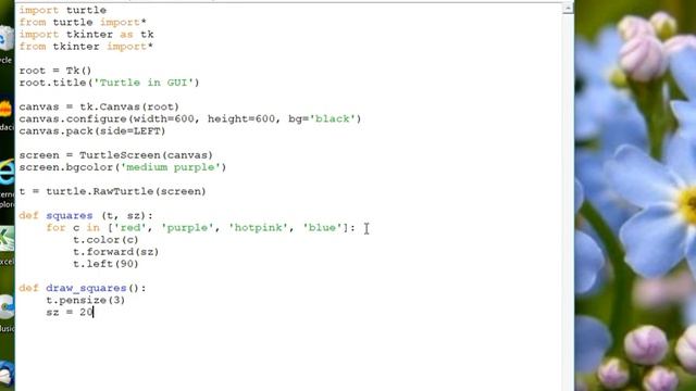Python GUI and Turtle смотреть онлайн