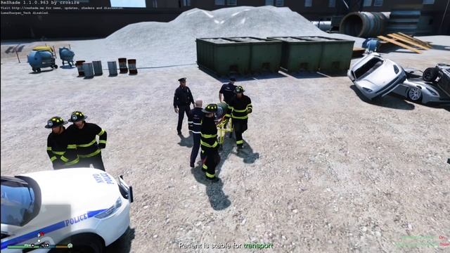 GTA Firefighter Mod FDNY Rescuing Injured New Yorkers With Tower Ladder 15 & Engine 4 смотреть онлайн