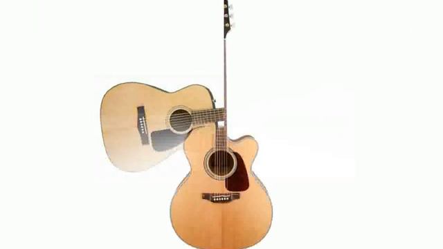 Fender CF-60 Folk Acoustic Guitar Natural смотреть онлайн