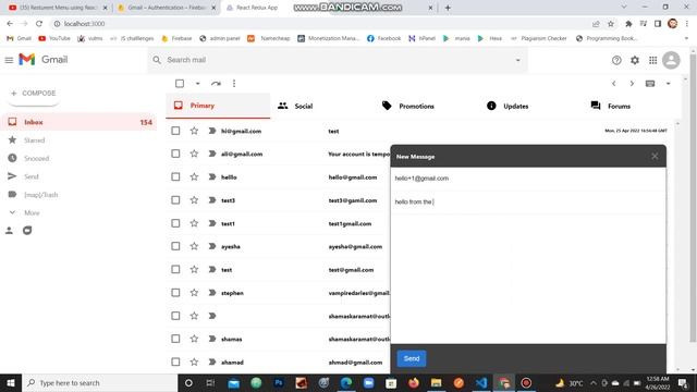 Gmail clone ( ReactJS , React Router, Firebase and Redux toolkit) смотреть онлайн