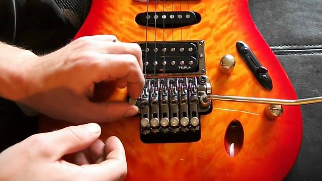 Ibanez Zr Tremolo Setup - Hight And Intonation..AVI