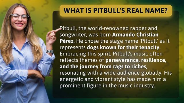 What is Pitbull's real name? смотреть онлайн