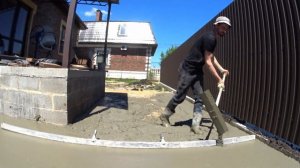 гладкий бетон бетонирование двора своими руками технология заливки и подготовки основания