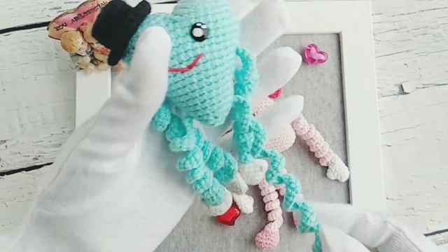 Любящие сердца. Амигуруми сердца крючком. Обзор смотреть онлайн