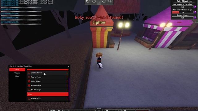 [ROBLOX] SURVIVE THE KILLER SCRIPT смотреть онлайн