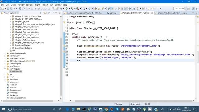 How to test Soap API without using SOAPUI but using HTTPClient in Java Eclipse смотреть онлайн