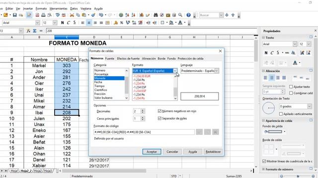 ✅⭐Formato moneda en hoja de Calculo de Open Office смотреть онлайн