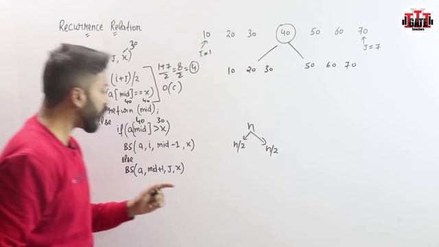L-2.1: What is Recurrence Relation| How to Write Binary Search Recurrence Relation|How we Solve the смотреть онлайн