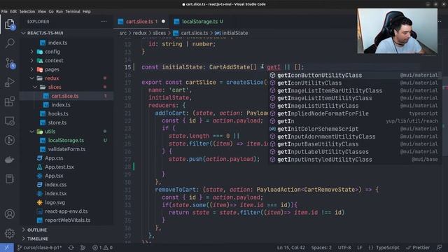 Redux - Store en local storage | Clase 8 | ReactJS + TypeScript + Material UI смотреть онлайн