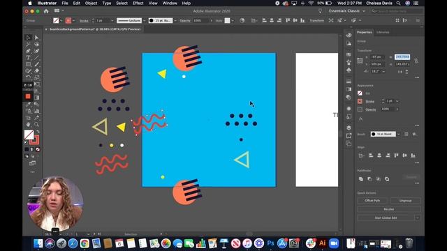 Seamless Backgrounds in Adobe Illustrator | RSD Tutorials (+ working file) смотреть онлайн