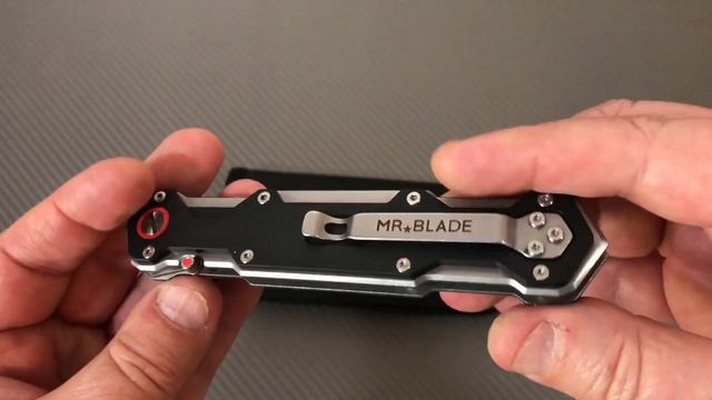 Mr Blade Ferat Knife steel frame linerlock with D2 blade