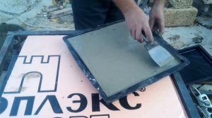Изготовление вибро-стола для тротуарной плитки из подручных материалов.