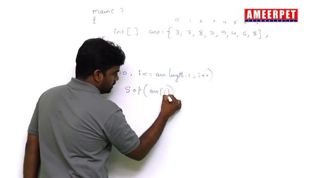 Display Array in Reverse Order | Java | By Srinivas | Ameerpet Technologies смотреть онлайн