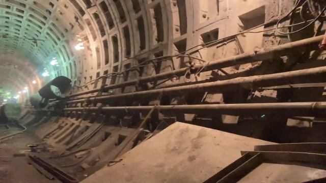 Строительство станции "Юго-Западная". Май 2021 смотреть онлайн