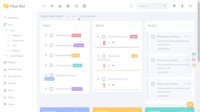 Chat bot Bootstrap UI Kit Template with LTR Light Theme смотреть онлайн