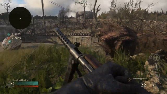 COD WWII - Exploring Headquarters (Out of bounds) смотреть онлайн