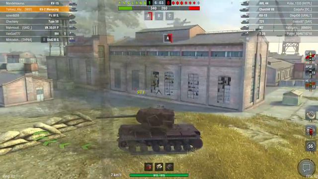 WoT Blitz Kv-2 Mencaning смотреть онлайн