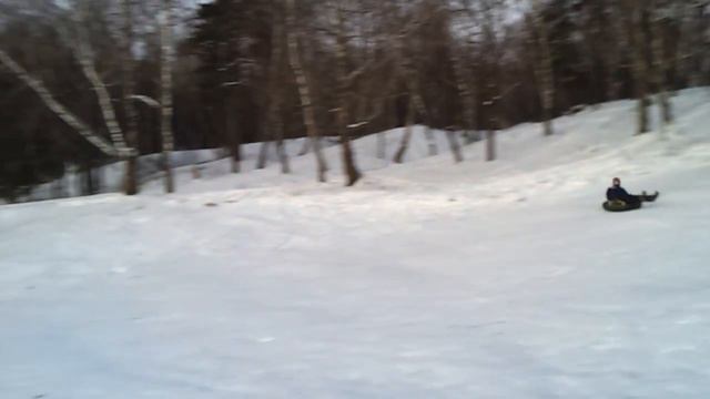 Улетел на ватрушке - просто жесть! смотреть онлайн