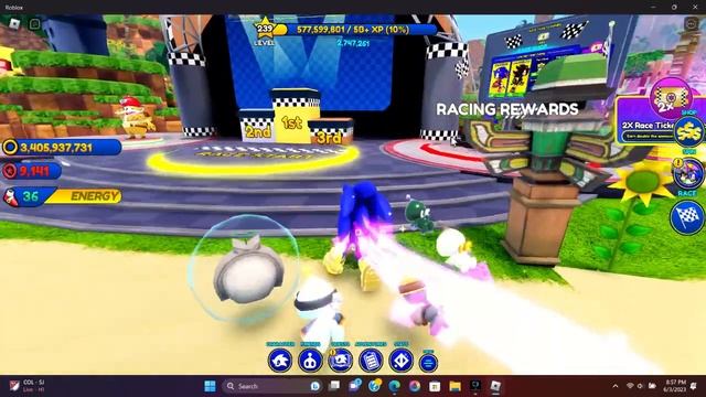 A BRAND NEW CODE FOR MORE RACING TICKETS IN SONIC SPEED SIMULATOR - ROBLOX смотреть онлайн