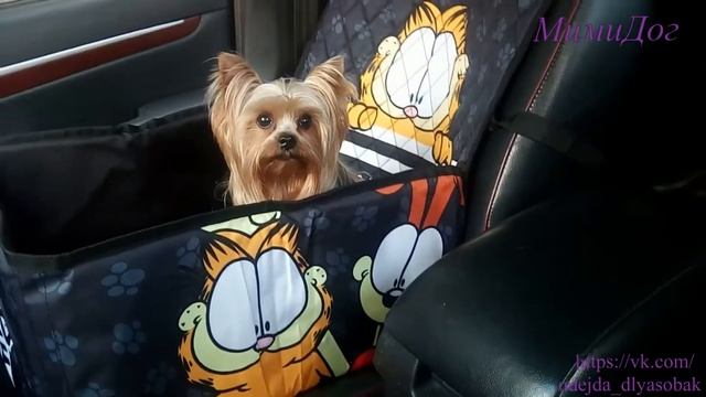 Автогамак для собак, на переднее сидение автомобиля * Гарфилд * смотреть онлайн