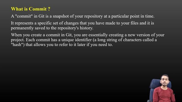 Snapshot and Commit in Git смотреть онлайн