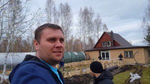 Ленточный фундамент под теплицу 18 на 6м. Выпуск № 20.