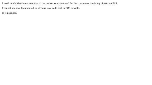 DevOps & SysAdmins: Amazon ECS - add --shm-size to Docker run смотреть онлайн