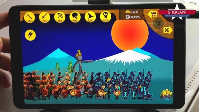 Stick War Legacy Mod 999999 Army GIANT Hack UNLIMITED GEM Update #FHD TopGameplay - Stick3Apk