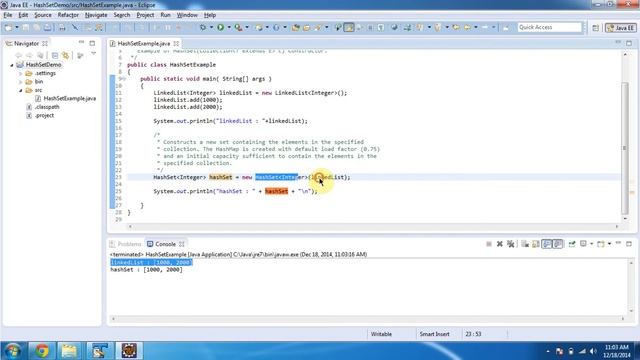 How to use HashSet Constructor which accepts Collection? | Java Collection Framework смотреть онлайн