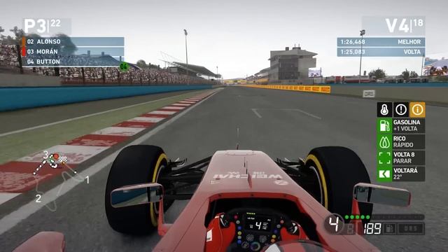 F1 2014 - MODO CARREIRA - #11 - GP da HUNGRIA - FERRARI | Jogos Clássicos смотреть онлайн