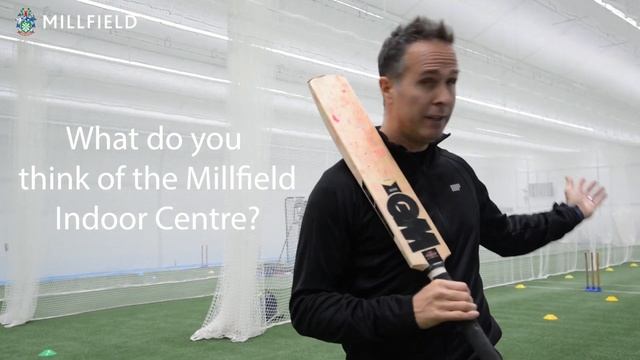 England Cricket legend Michael Vaughan gives Millfield Cricket Centre his seal of approval смотреть онлайн