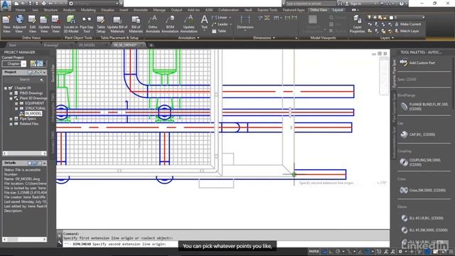 Orthos in AutoCAD Plant 3D how to make orthos drawing auto generate смотреть онлайн
