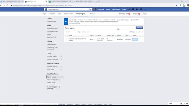 How to connect Facebook lead ads and Google SpreadSheets. Free integration смотреть онлайн