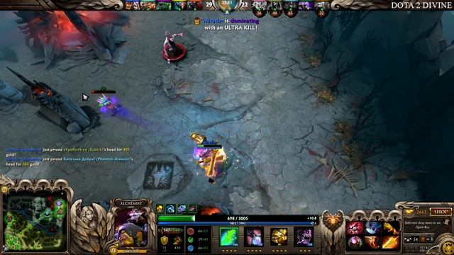 Dota 2 Miracle Alchemist - The Easiest Game of My Life 1300 GPM смотреть онлайн