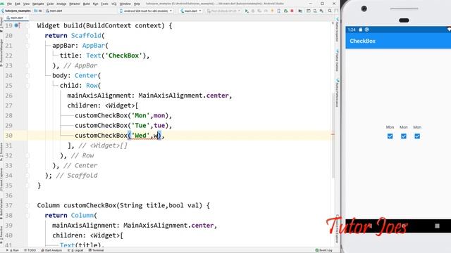 Reuse Checkbox in Flutter Widget in Flutter தமிழ் | Complete Widget Properties in Flutter in Tamil смотреть онлайн