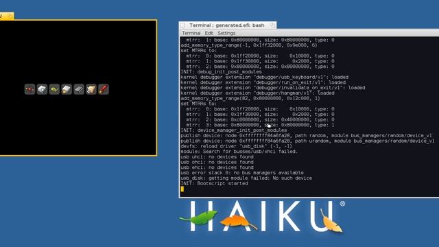 Haiku UEFI Loader Booting смотреть онлайн