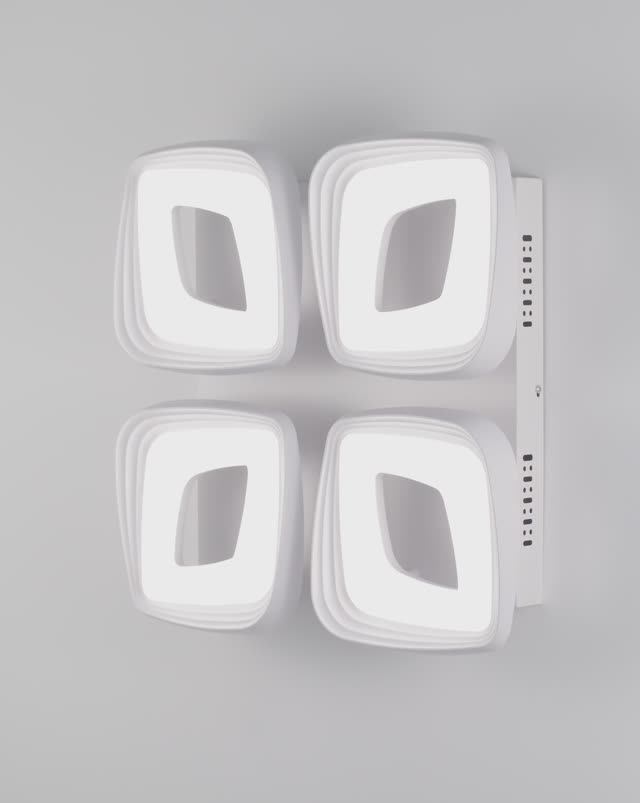 Светодиодная потолочная люстра с пультом Moderli V2872-CL Alfi смотреть онлайн