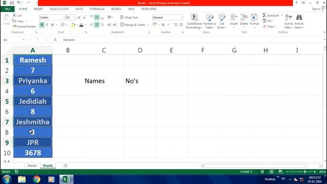 Separate Text & Numbers in Telugu || MS EXCEL || By K. Ramesh смотреть онлайн