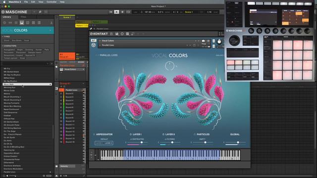 Vocal Colors & Piano Colors Beat Making! (Maschine) смотреть онлайн