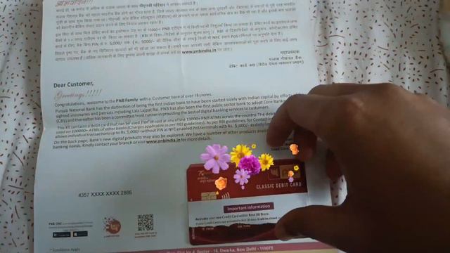 pnb visa classic debit card unboxing смотреть онлайн