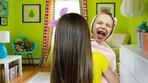 Полина и папа нашли куклу